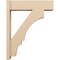 Ekena Millwork 8-in W x 30-in D x 38-in H Balboa Block Rough Cedar Woodgrain TimberThane Outlooker, Primed Tan OUTUR080X30X38BOA44RCPR - alternate 2